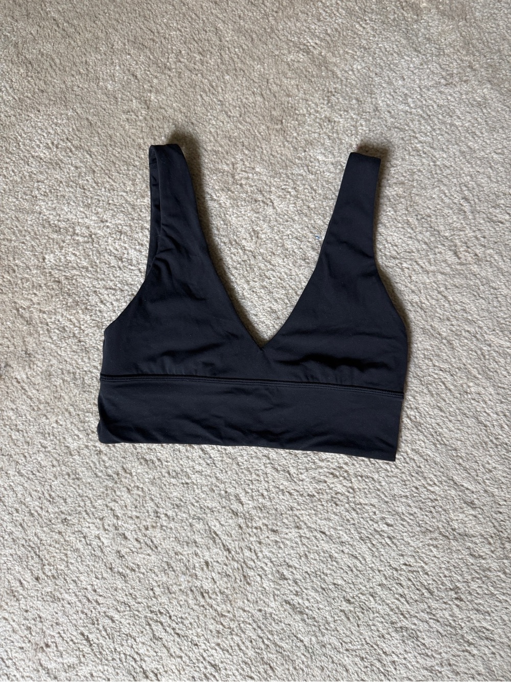 Lululemon V-Neck Black Bralette